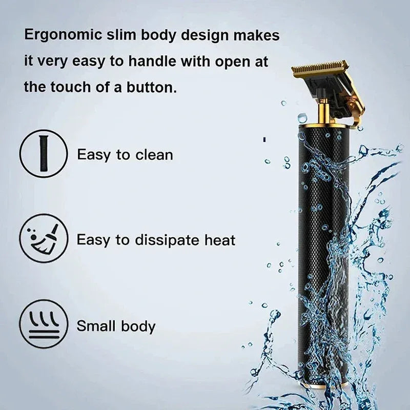 Electric Beard Trimmer for Men, Hair Cutting Machine, Rechargeable Hair Clipper, Barber Electric Shaver, Hot Sale