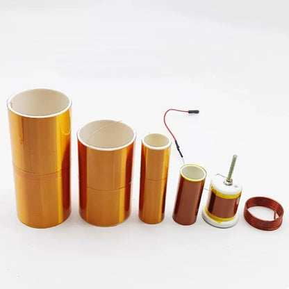 Taidacent DIY High Voltage Plasma Musical Audio Solid State Tesla Coil Tesla Secondary Coil Inductance Coil 200/250/370 Turns