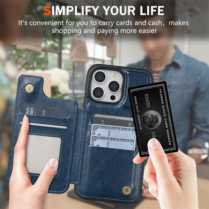 Wallet RFID Blocking Layer Protect Anti-Theft Magnetic Leather Case For iPhone Air 17 Pro Max 16e 15 Plus 14 13 12 11 Card Bag