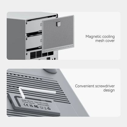 Beelink ME Mini ME Pro Intel Twin Lake N150 LPDDR5 4800MHz 16GB RAM 1T SSD WiFi6 4K Dual Lan Home Network Storage NAS Mini Host