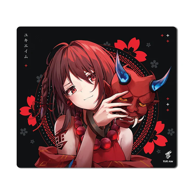 Skypad SORA YUME Glass Gaming Mouse Pad 260x210mm Smooth Frosted Surface Customize Mat FPS Office Esports Game Glass Mouse Pads