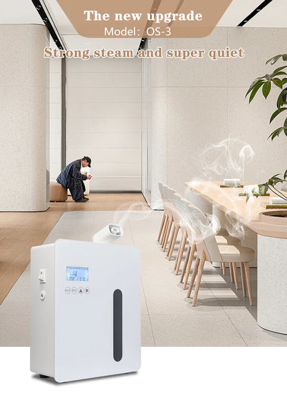 800m³ Essential Oil Diffuser HVAC Air Freshener Scent Machine Aromatizer Wall Mounted Hotel Aroma Oil Diffuser Home Fragrance