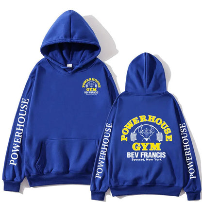 Funny Powerhouse Gym Hoodie Harajuku Men's Oversized Long Sleeve Sweatshirt Geek Fitness Hoody Tracksuit Gothic Streetwear Tops