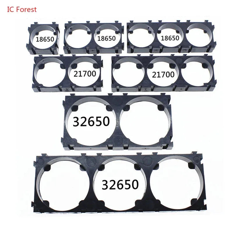 Wholesale 100 Pcs 18650/21700/26650/32650 Lithium Battery Holder 12V/24V/36V48V/60V72V e-bike Battery Combination Fixed Bracket