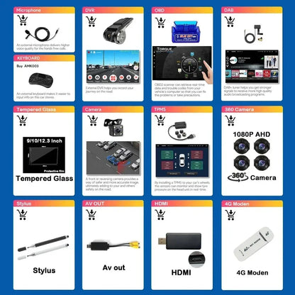 Android 15 Car Radio For Honda Fit Jazz 2008-2013 2din Android 12 Carplay Multimidia Video Player Navigation GPS Head Unit