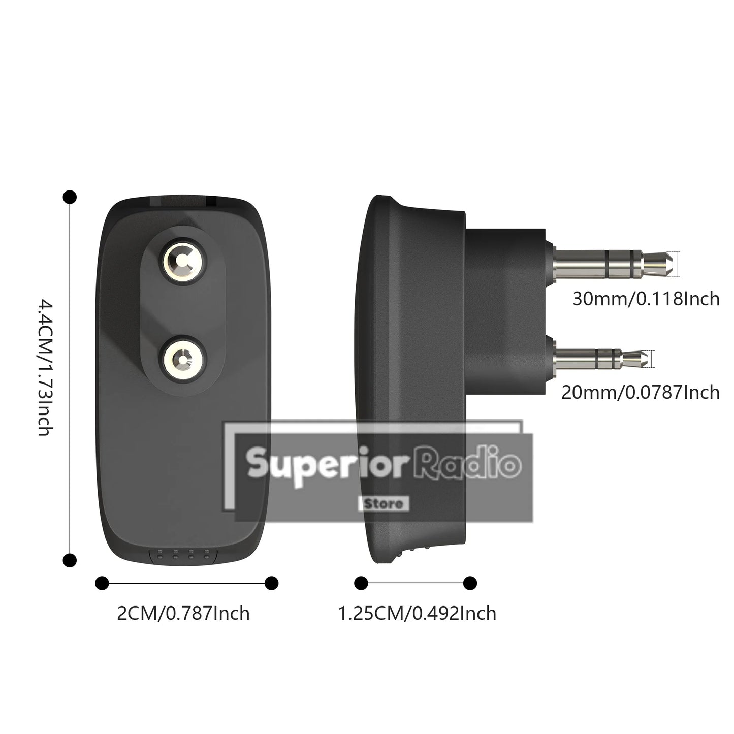Walkie Talkie Bluetooth Wireless Programmer Plug & Play No Driver Issue Phone APP Programming for Baofeng DM-32 UV-5R BF-T20D