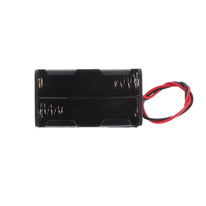 AA Battery Holder 6V for 4 x AA Batteries Plastic Storage Box AA Battery Case Dual Layers With Wire Lead Power Battery Storage