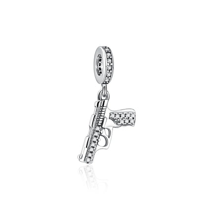 2025 Hot Sale Pink zircon aircraft passport cross Charm Beads Fit 925 Sterling Silver Original women Bracelet DIY Jewelry Gift