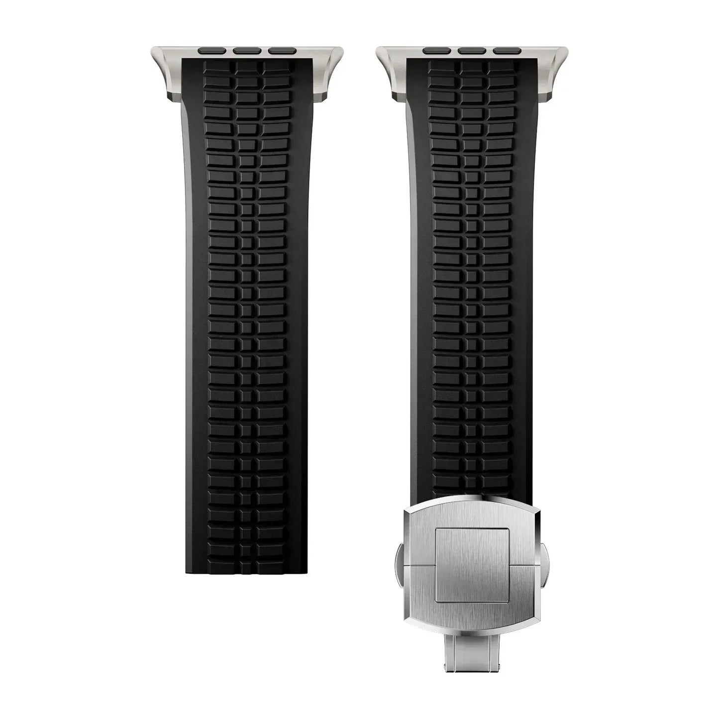 Silicone Band for Apple Watch Ultra 3/2 49mm Strap Men Sport Bracelet for Iwatch 11 10 9 8 7 6 5 Se 46mm 45mm 44mm  Watchband