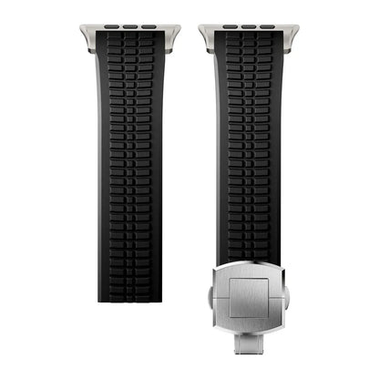Silicone Band for Apple Watch Ultra 3/2 49mm Strap Men Sport Bracelet for Iwatch 11 10 9 8 7 6 5 Se 46mm 45mm 44mm  Watchband