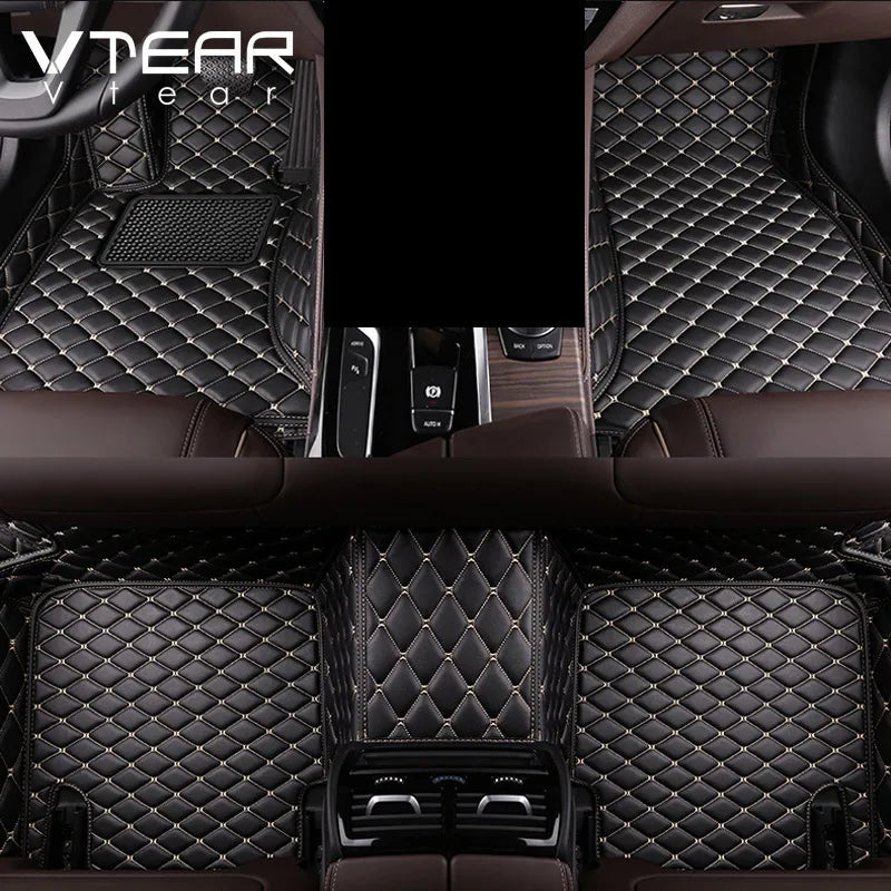Vtear Car Floor Mat Interior Carpet Pu Foot Pad Mats Cover Decoration Car-styling Accessories Protection For Haval Jolion 2023