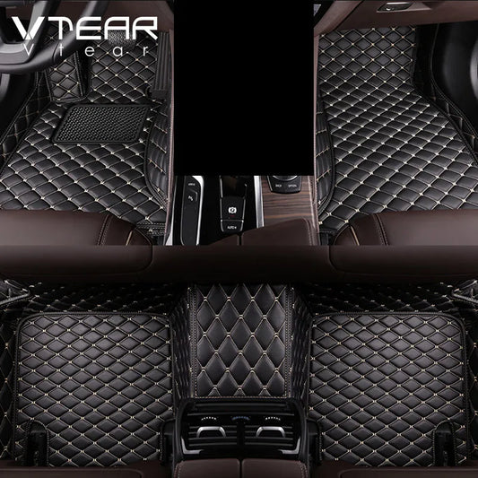 Vtear Car Floor Mat Interior Carpet Pu Foot Pad Mats Cover Decoration Car-styling Accessories Protection For Haval Jolion 2023