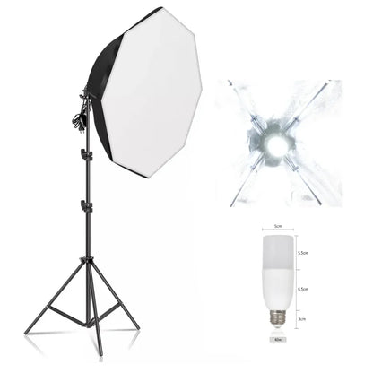 SH 50x70CM Photography Softbox Lighting Kits Professional Continuous Light System Equipment For Photo Studio