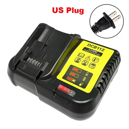 NEW Upgraded DCB112 Battery Charger For Dewalt 10.8V 12V 14.4V 18V 20V DCB206 DCB205 DCB204 DCB203 DCB120,DCB107 DCB115 DCB105