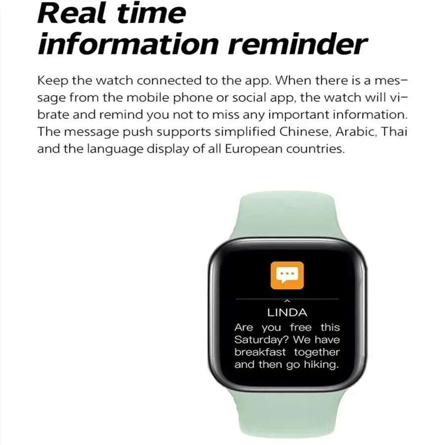 2025 Sports Smartwatch For Men Women Android IOS Phone 1.73" Screen Bluetooth Answer Call Heart Rate Fitness Tracker Watches