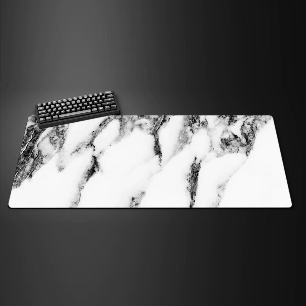 Marble Texture Mouse Pad New Large Computer Office Game Table Mats XXL 90x40 Rubber Anti-slip Gaming Keyboard Mat Long Desk Pads