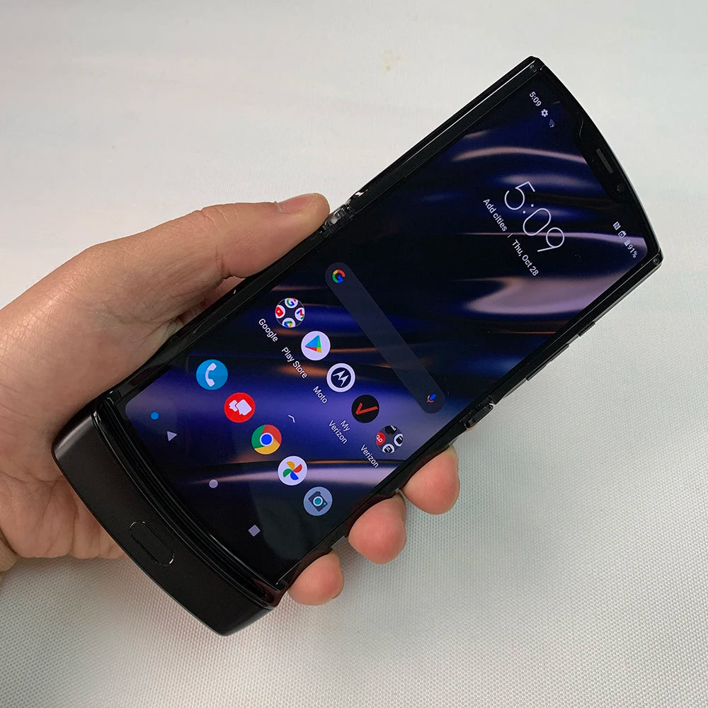 Motorola Razr 2019 XT2000 4G LTE SmartPhone NFC 6GB+128GB eSIM 16MP+5MP P-OLED 6.2'' Snapdragon 710 Octa-Core Android CellPhone