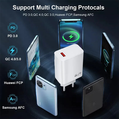 EU US UK Plug 67W 6A USB Fast Charger For Xiaomi 10T 11 12 Lite 13T Redmi Note 10 11T 12 13 POCO X4 X5 F5 Type C Charging Cable