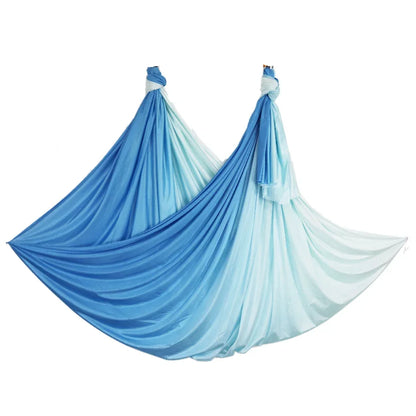 2024 New Aerial Yoga hammock Fabric Flying Pilates Yoga Swing Silk Aerial Anti-Gravity Traction Device Fitness Yoga Home Gym
