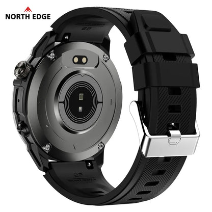 NORTH EDGE NEW GPS Smart Watch 1.43'' HD AMOLED Display Built-in GPS Altitude Barometer Compass Bluetooth Phone Call Smartwatch