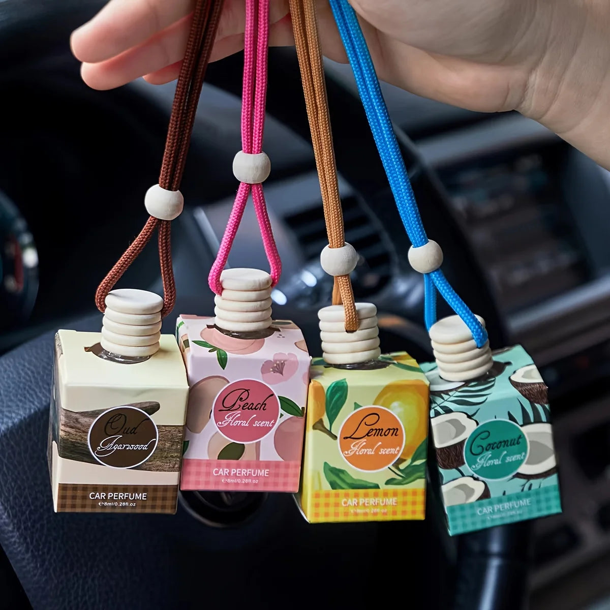 Car Air Freshener, Long Lasting Fragrance, Suitable for Car, Home, Office, Bathroom, Bedroom, Car Interior Aromatherapy ﻿