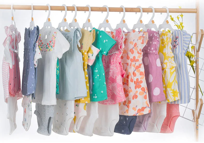 Newborn Baby Girl Clothes Set Summer Fashion Flower Cotton Infant Outfits Short Sleeved Bodysuit Shorts 3Pcs Toddler Clothing