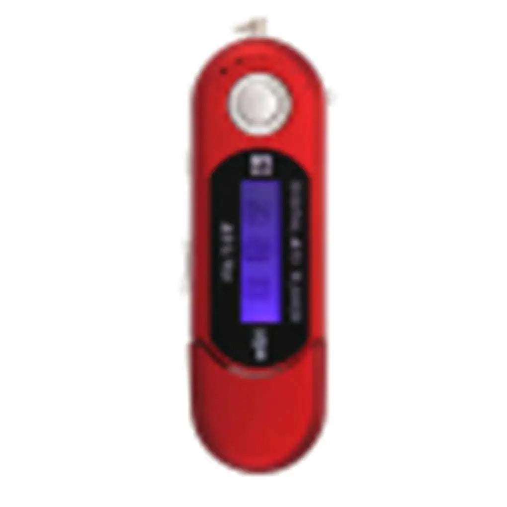 MP3 Mini Player Support 32G TF Card Flash Drive Lightweight LCD Music Player 3.5mm Audio Jack One Finger Control with Card Slot
