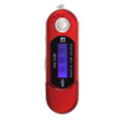 MP3 Mini Player Support 32G TF Card Flash Drive Lightweight LCD Music Player 3.5mm Audio Jack One Finger Control with Card Slot
