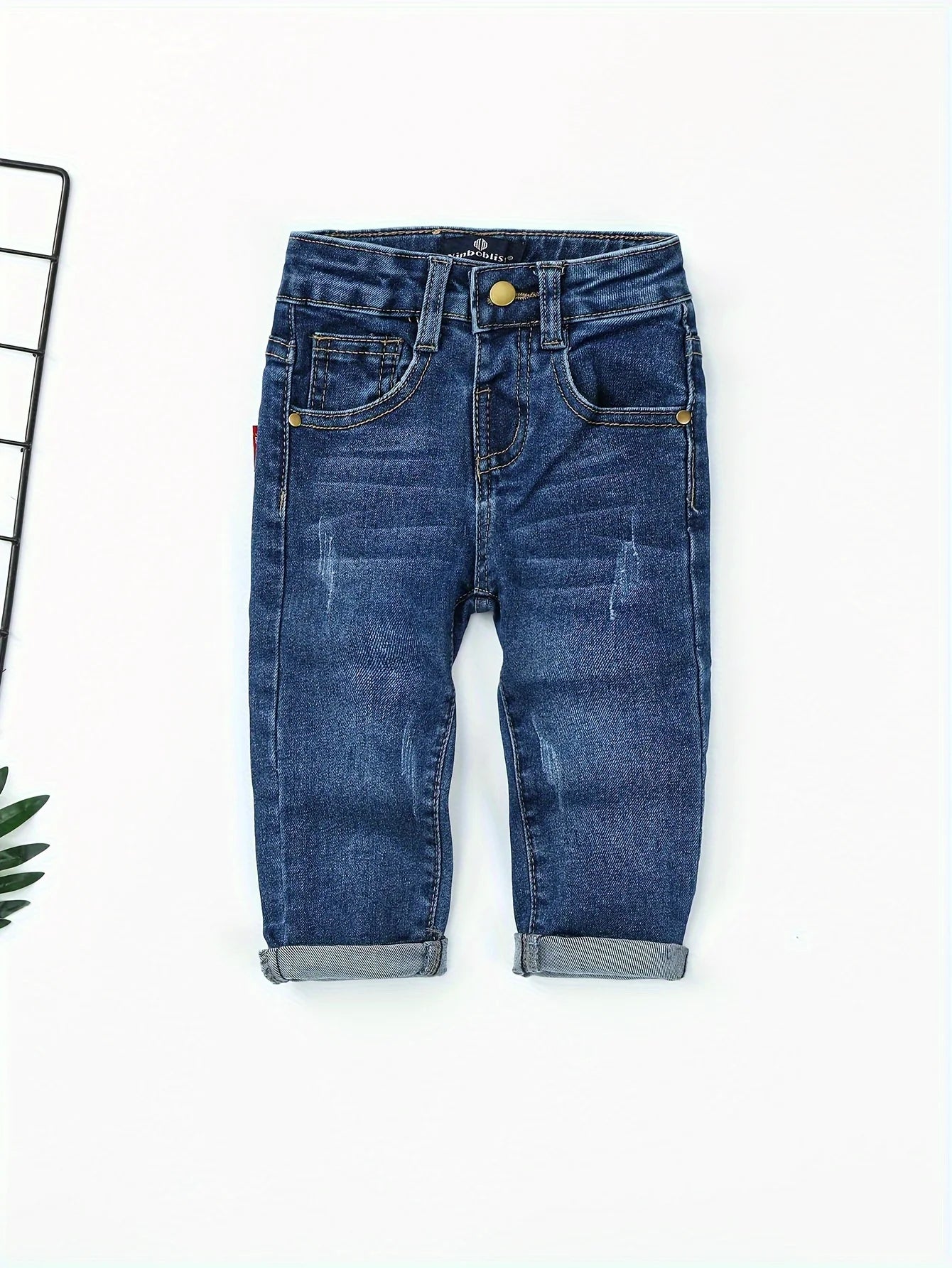 Fashion Men's Denim Pants Stretch Slim Fit Jeans Male Casual Trouser for Spring & Fall New
