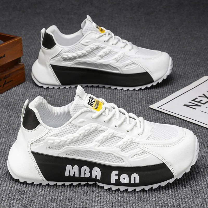 Chunky Sneakers Mens Designer Cover Bottom Sport Shoes Fashion Casual Microfiber Leather Upper Increased Internal Platform Shoes