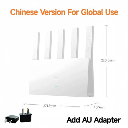 Xiaomi BE5000 Router Wi-Fi 7 Dual-Band Mesh System 2.4/5GHz with 2.5G Port IPTV Support OFDMA Signal Boost for Home or Gaming