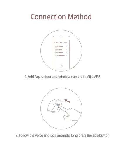 Aqara Door Window Sensor Zigbee Wireless Connection Smart Mini Door Sensor Work With APP HomeKit Mi Home For Xiaomi Smart Home