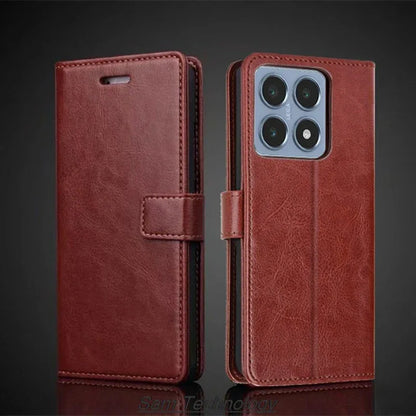 Card Holder Cover Case for Xiaomi 14T / Xiaomi Mi 14T Pro Pu Leather Flip Cover Retro Wallet Phone Case Business Fundas Coque