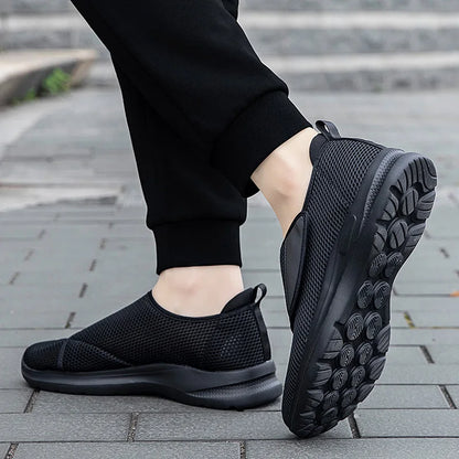 Man Women Orthopedics Wide Feet Swollen Walk Casual Shoes Unisex Thumb  Adjusting Soft Comfortable Diabetic Shoes Black 36-46