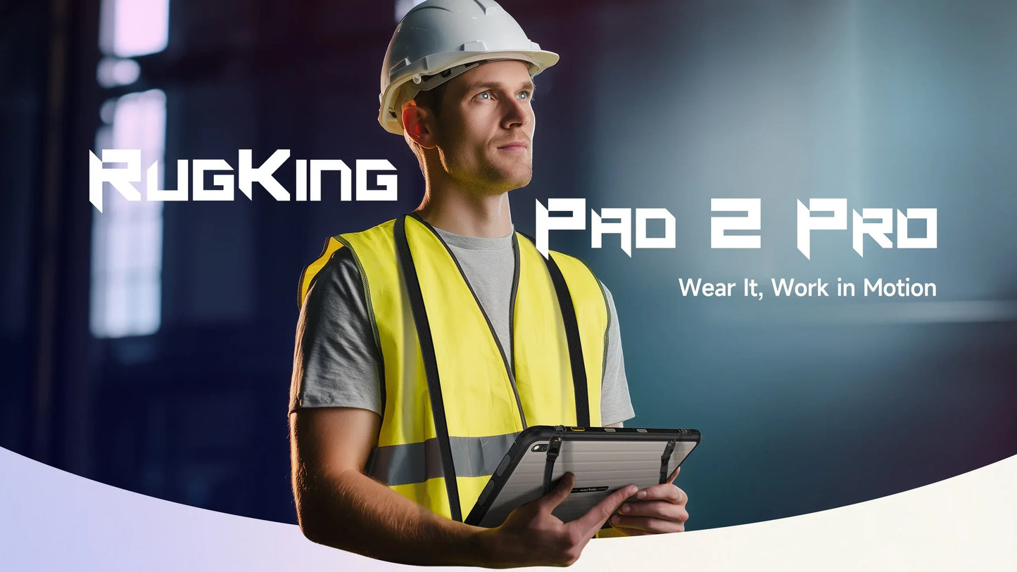 [Built-in eSIM] Ulefone RugKing Pad 2 Pro Rugged Tablet 10200mAh 10.1"Up to 16GB RAM,256GB ROM Android 16 48MP 10.1"  4G Global