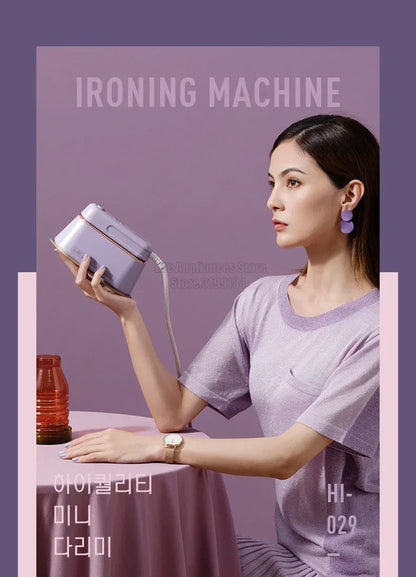 DAEWOO Portable Steam Iron Mini Electric Garment Steamer Clothes Hanging Machine For Travel Business Trip HI-029