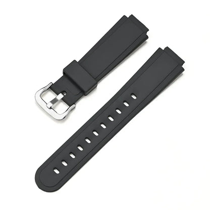 Resin Strap for Casio  AW-90H Sport Waterproof Stainless Steel Buckle Men's Rubber Replace Band Bracelet Watch Accessories