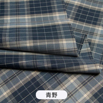 Plaid Fabric By The Meter for Japanese Jk Uniform Skirts Clothing Hair Band Clothes Pillowcases DIY Sewing Textile Anti Wrinkle