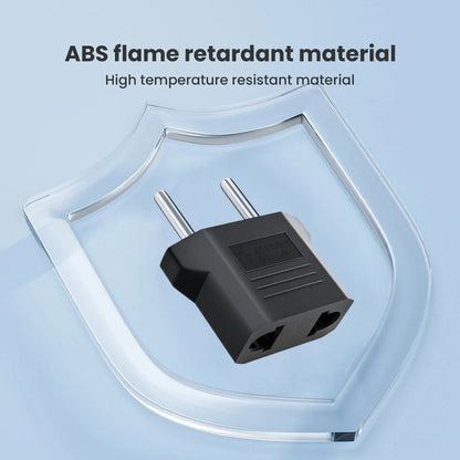 3/5/10pcs Mini US To EU Plug Converter America European Travel Charger Adapter AC Outlet 4.8mm/4.0mm US to EU Converter Socket