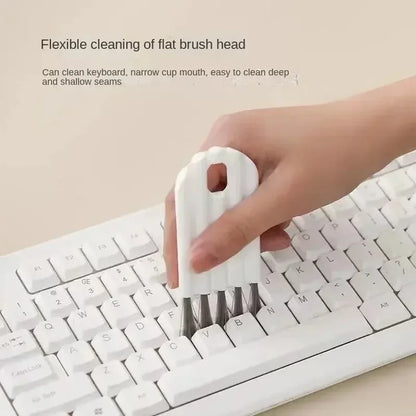 Multi-purpose Fine Dust Cleaning Brush for Mobile Phone, Earphone, Headset, Keyboard, Cup Cover & Card Slot