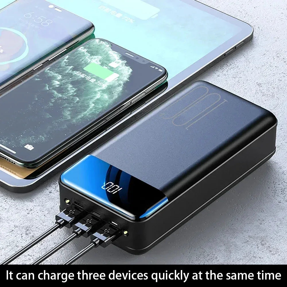 Power Bank 100000mAh QC PD 3.0 Fast Charging Powerbank 100000mAh External Battery Charger Poverbank For iPhone Xiaomi Samsung