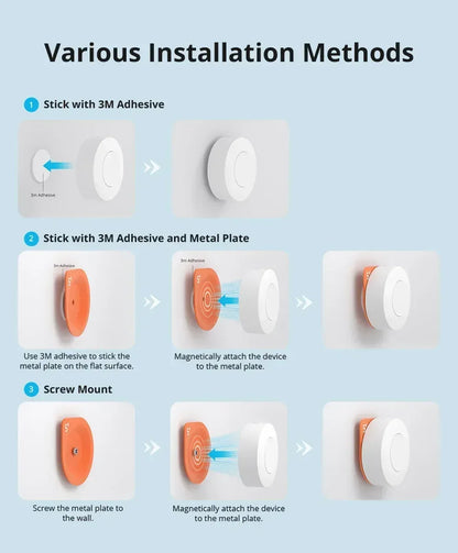 SONOFF SNZB-01P SNZB 01P Sonoff Wireless Switch Zigbee Scene Switch Two Way Control Act As Doorbell Emergency Button Via Google