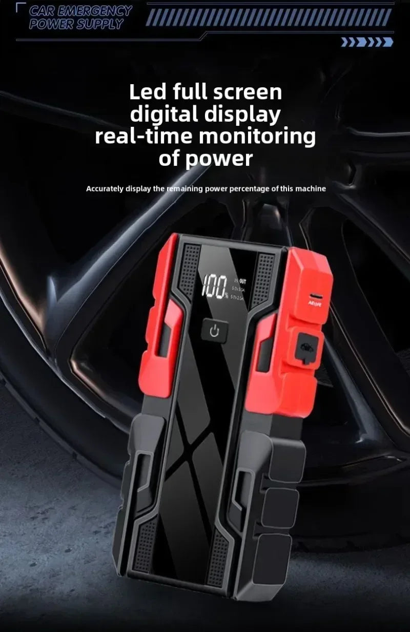 New 12V 99800mAh 3000A Car Jump Starter Car Battery Starters Portable Power Bank 12V Starting Device Booster  Petrol Diesel Car