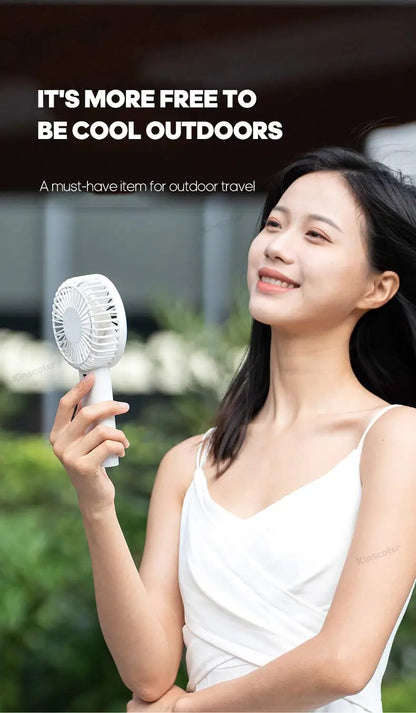 New Handheld Personal Fan Portable Mini USB Hand Fan 3600mAh Rechargeable Mini Fan with Stepless Speed Control Display Nightligh