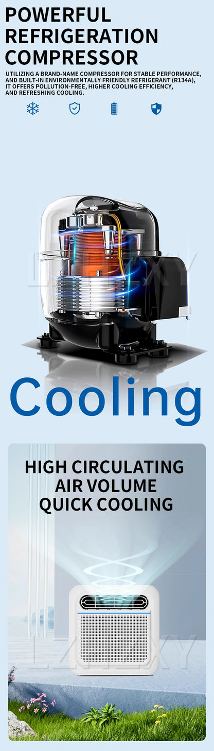 Portable Air Conditioner Mosquito net air conditioner compressor refrigeration outdoor tent camping single cooling integrated mo