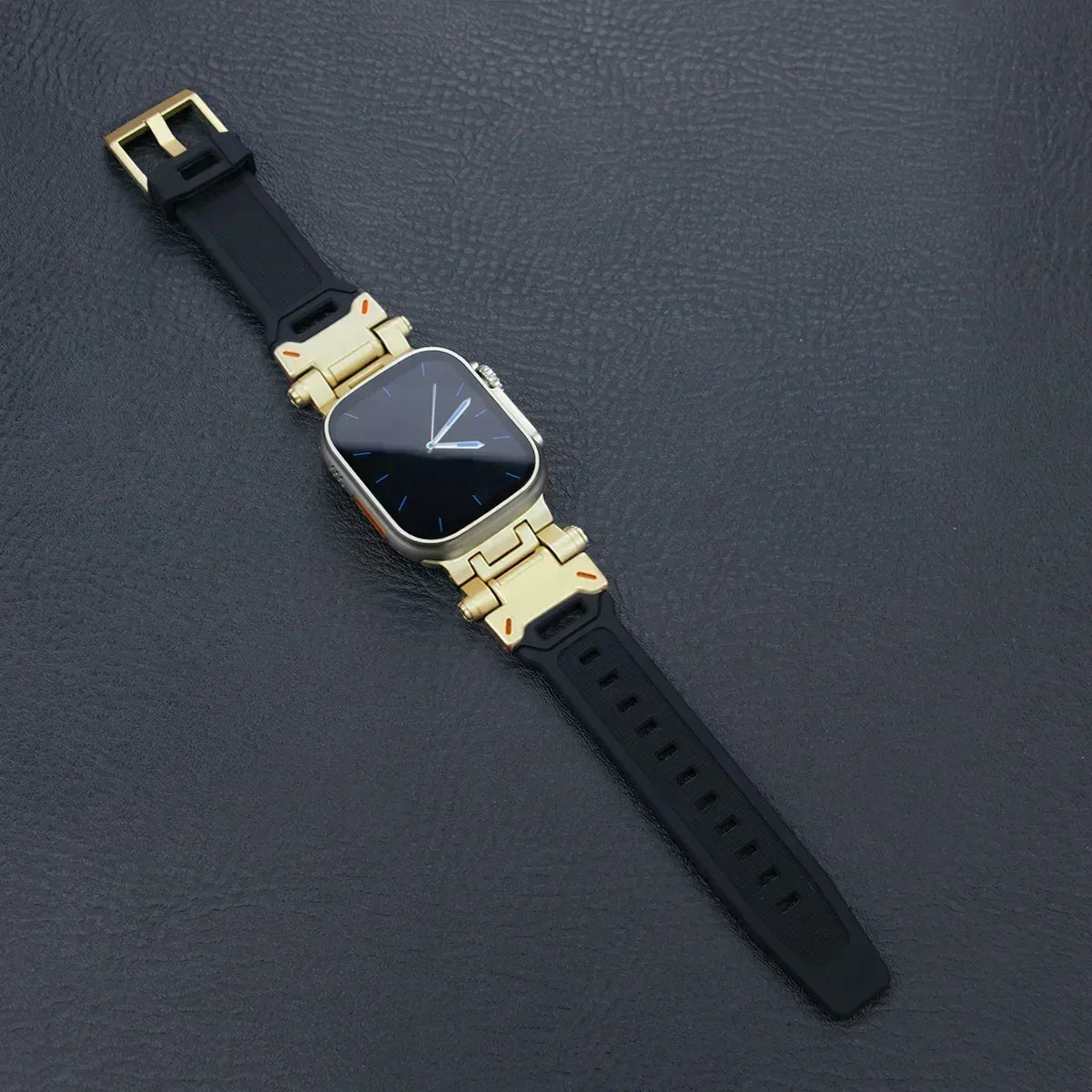 Silicone Sport Band for Apple Watch Ultra 49mm 45mm 42 44mm Rubber Strap for iWatch Series 9 8 7 se 6 5 4 ultra 2 49 Correa