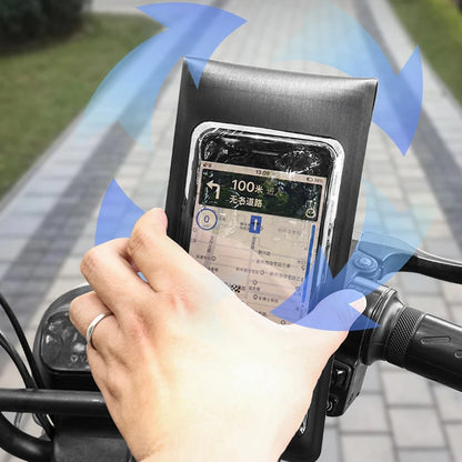 Bike Phone Holder Case Waterproof Bicycle Handlebar Phone Stand Motorcycle Rearview Mirror Cellphone Mount Cycling Accessories