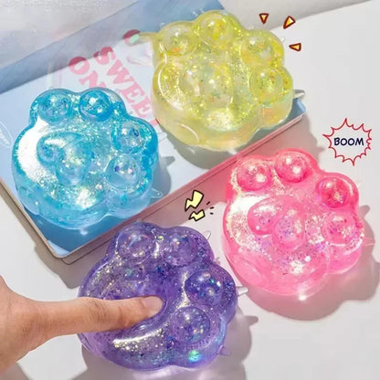Creative popsicle shape decompression toy color gradual change extrusion decompression slow rebound practical mini toy