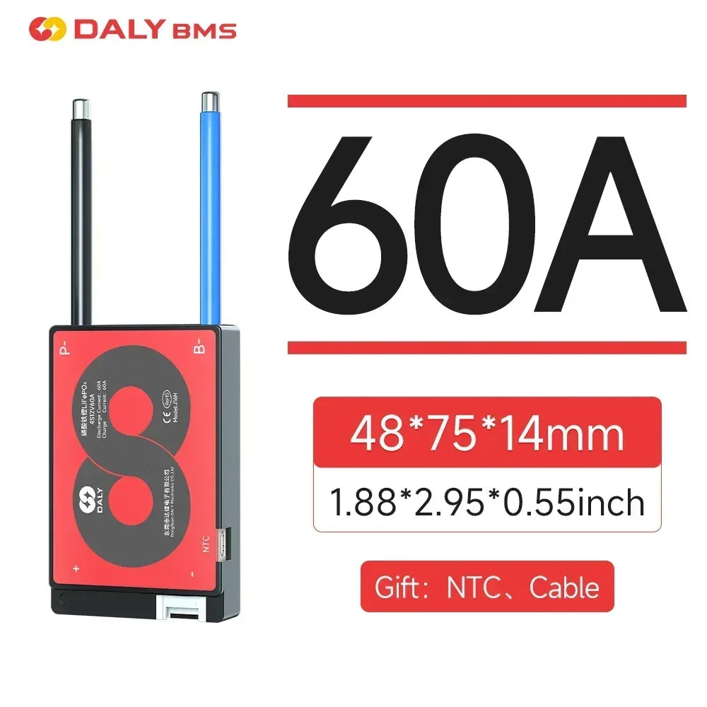 DALY BMS 3S 4S 6S 7S 10S 12S 13S 14S 15S 16S Li-ion And LiFePO4 32650 21700 18650 BMS 15A To 100A With Balance Function And NTC