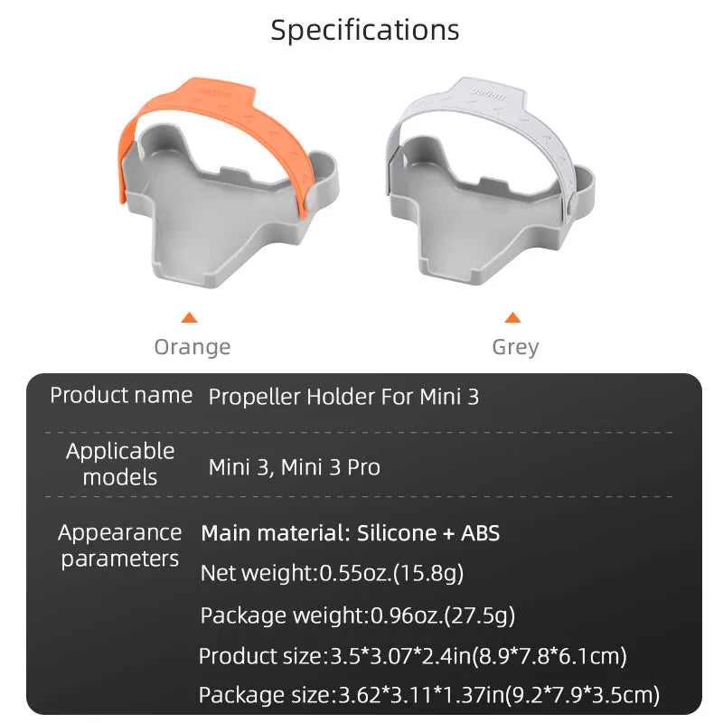 Propeller Holder For DJI Mini 3/3 Pro Drone Wings Fixed Blades Stabilizers Protective Prop For DJI Mini 3 Portable Accessories